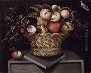 Natura Morta Con Frutta In Uncesto by Blas de Ledesma