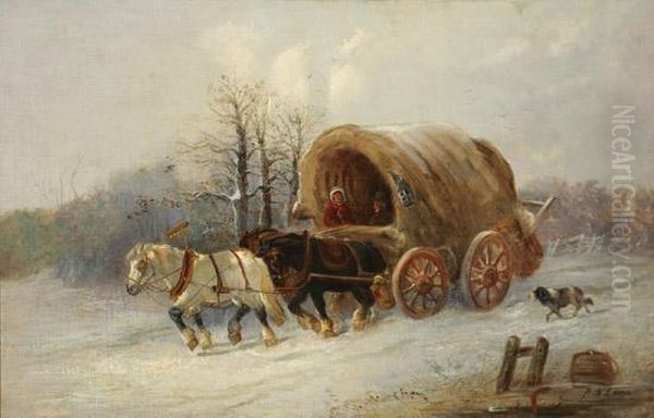 Covered Wagon Ride, Winter - view 1