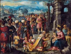 L'adoration Des Mages by Pietro De Lignis