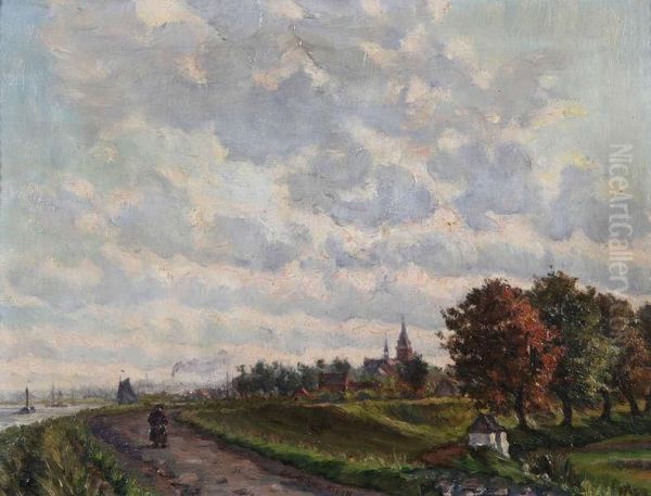 Polderdijk Bij Sint Amands - view 1