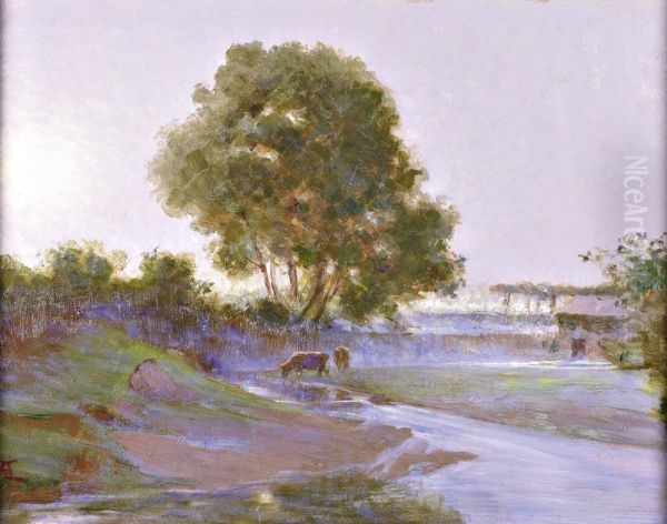 Paisagem Campestre Com Vacas - view 1