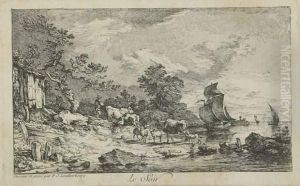 Le Soir. by Loutherbourg, Philippe de
