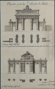 Proyectos Para La Puerta De Alcala Por Ventura Rodriguez, 1 Y 2