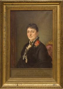 Retrato De Dona Eloisa Gaminde by Ricardo de Madrazo y Garreta