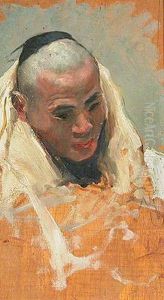 Cabeza De Monje by Ricardo de Madrazo y Garreta