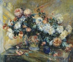 Bloemenstilleven by Edmond De Maertelaere