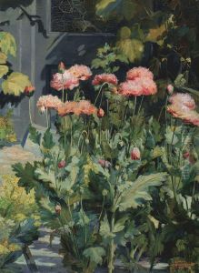 Papavers - Pavots by Edmond De Maertelaere