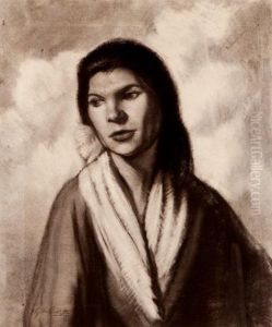 "retrato De Joven". by Gustavo De Maeztu