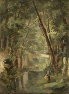 Paisagem by Antonio Higino De Magalhaes Mendonca