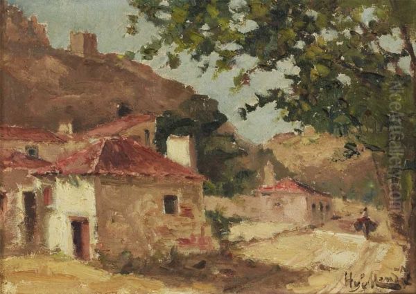 Paisagem Com Casas E Figura - view 1