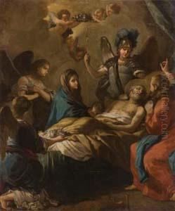 Transito Di San Giuseppe by Francesco de Mura
