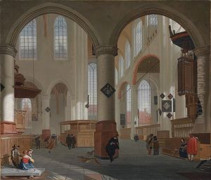 Interior Of The Oude Kerk, Delft