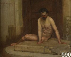 Nudo Maschile. by Francesco De Maria
