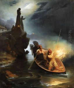 Pesca Notturna by Ettore De Maria-Bergler