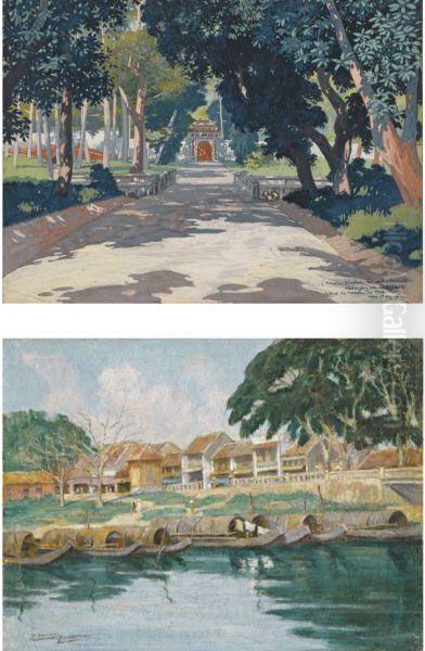 Avenue Du Tombeau De Minh Mang (avenue Of The Tomb Of Minh Mang) / Hue, La Riviere Des Parfums (hue, River Of Fragrance) - view 1