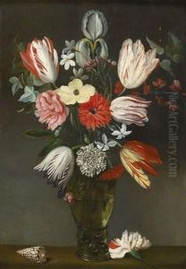 Bouquet De Fleurs Au Coquillage