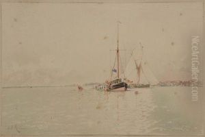 Marina Con Imbarcazioni by Eduardo de Martino