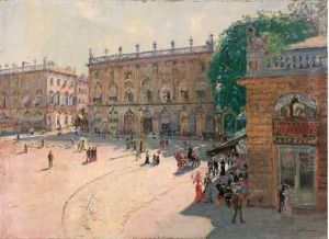 La Place Stanislas A Nancy by Charles De Meixmoron De Dombasle