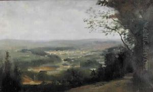 Paysage Vu D'une Colline