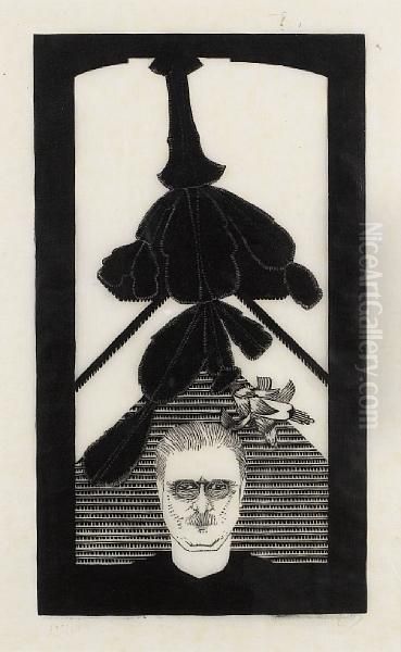 Self Portrait With An Easter Cactus - view 1