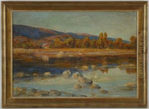 Paysage Avec Riviere by Louis De Meuron