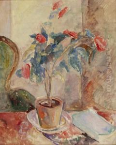 Blumenstillleben Mit Kamelien