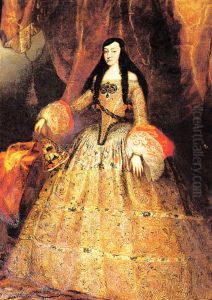 Dona Maria Luisa De Orleans by Juan Carreno De Miranda