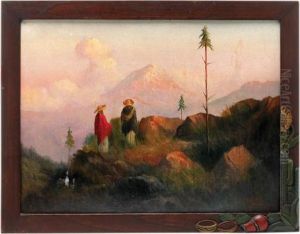 Personajes Junto Al Popocatepetl