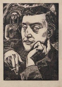 Portrait De Paul Gauguin by Georges-Daniel de Monfreid