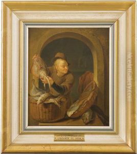 The Fish Seller by Louis de Moni
