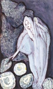 Illustration Of The Queen Of Sheba From Flaubert's "la Tentation by Robert De Montesquiou