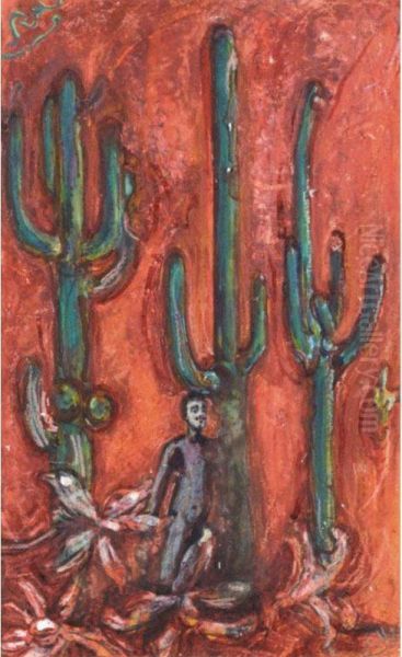 Man Amongst Cacti - view 1