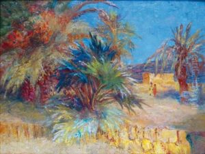 Paysage D'afrique Du Nord by Francois Richard De Montholon