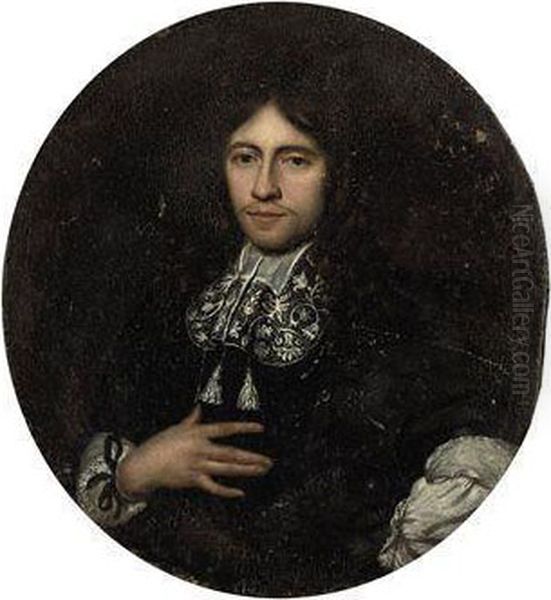 Portrait Of A Gentleman, Bust-length, In A Black Doublet And Lacecollar - view 1