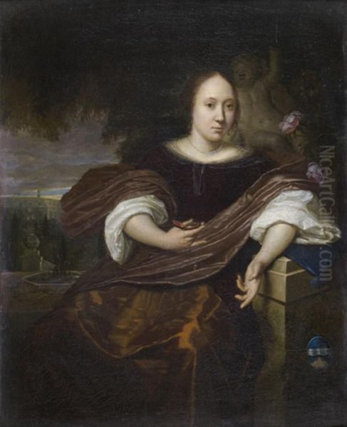 Portrait De Femme Dans Un Jardin - view 1