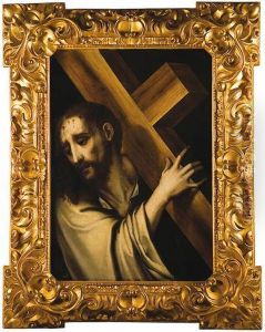 "cristo Con La Cruz A Cuestas" by Luis de Morales