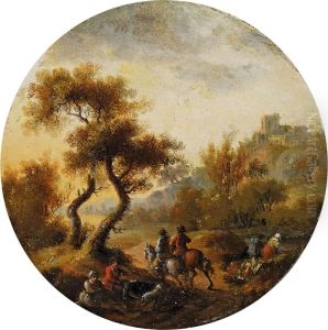 Landschaft Mit Burg Undreitern by Isaac de Moucheron