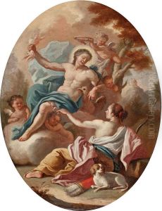 Jupiter Y Diana Cazadora by Francesco Solimena