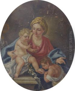 Madonna And Child With The Infant St John The Baptist