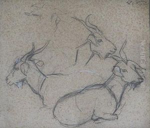 Cabras by Walter De Navazio