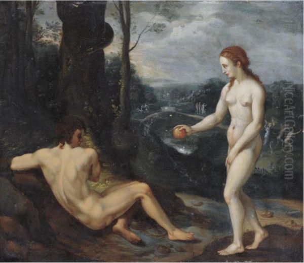 The Temptation Of Adam And Eve - view 1