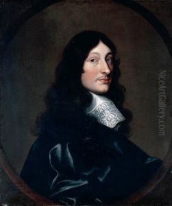Portrait Of Thomas Marriott Of Whitchurch, Warwickshire, Half Length, Wearing A Black Coat And White Cravat