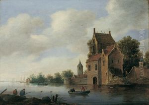 Flusslandschaft by Pieter de Neyn