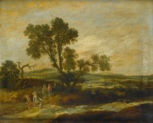 Huntsmen In A Dune Landscape by Pieter de Neyn