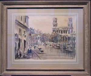 Place St. Sulpice by Guy De Neyrac