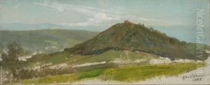 Paysage Pres De Bale by Francois Louis Fritz De Niederhausern