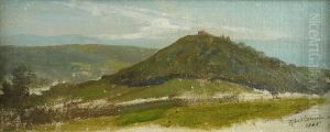 Ruines Dans La Montagne, Canton De Ble by Francois Louis Fritz De Niederhausern