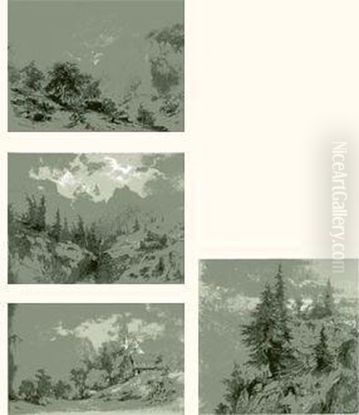 Suite De Quatre Dessins - view 1