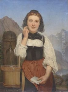 Receiving A Letter by Henry A. De Nobele