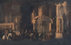 Santi Paolo E Stefano by Francois de Nome (Monsu, Desiderio)